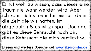 Es Tut Weh Zu Wissen Dass Dieser Eine Traum Nie Wahr Werden Wird