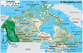 This information will give you an overview of canadian canada is located in the top half of north america, and the country is bordered by three oceans: Canada Maps Facts World Atlas