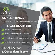 We Are Hiring A Sales Engineer For A Trader Of Medical Devices Equipment Company In Lebanon Must Be Lebanese M Job Ads We Are Hiring Human Resources