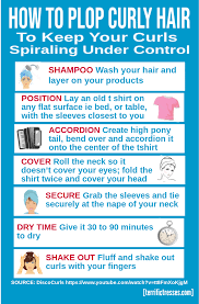 'those with finer, wavier loose curls who need help when it comes to gaining curl definition can benefit from hair plopping, says owner of o so curly, shannon fitzsimmons. Your Ultimate Curly Hair Plopping Cheat Sheet
