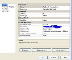 Transaction Property In Ssis Package