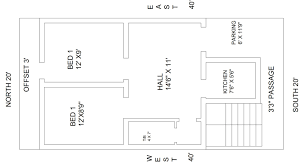 House plans envisioned by designers and architects — chosen by you. Awesome House Plans 20 40 Soth Face 2bhk House Plan