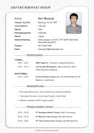Maybe you would like to learn more about one of these? Contoh Daftar Riwayat Hidup Yang Baik Dan Benar