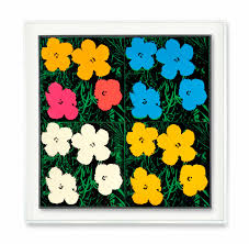 Andy warhol flowers presented as art print on canvas. Andy Warhol 1928 1987