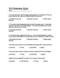 Well, what do you know? 13 Colonies Quiz 2 By Morgan Hampton Teachers Pay Teachers