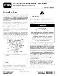 42 pages operator's manual for toro 74105 lawn mower. Operator Manual For Toro Turfmaster 30 Inch Manualzz