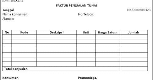 Supaya lebih tertib administrasi , maka perlu di cetak numerator pada nota , kwitansi , invoice , faktur , surat jalan atau yang lainnya. Contoh Gambar Faktur Kosong Gambar Desain Cv Desain