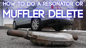 That can push the cost upwards of $300 in some regions. How To Remove A Muffler From Your Car Resonator Or Muffler Delete The Easy Way Youtube