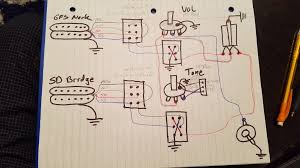 Wiring Color Code For Se Model G B Pickups Official Prs
