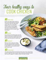 Four Healthy Ways To Cook Chicken Infographic Ways To Cook Chicken How To Cook Chicken Healthy