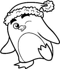 Stock vector santa claus hat christmas coloring 5kb 236x339: Download Hd Penguin With Christmas Hat Coloring Page Discover The Big Picture Connect The Dots Activity Transparent Png Image Nicepng Com