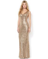 188 Lauren Ralph Lauren V Neck Sequined Gown Dresses Women Macy S Gowns Dresses Gowns Fancy Dresses