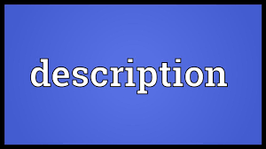 Description Meaning Youtube