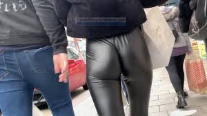 Girl w Tight leather pants! — Thecandidforum-voyeur.com