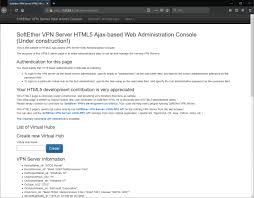 Image result for softether vpn server GUI
