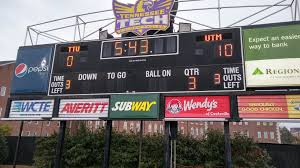 Please report score corrections to email protected. Tucker Stadium Tennessee Tech Golden Eagles Stadium Journey