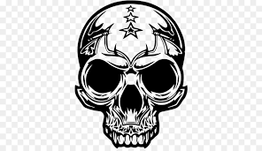Gambar keren hitam putih tengkorak gambar keren. Logo Tengkorak Warna Gambar Png