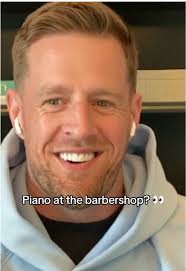 J.J. was shook 😂 (via Pat McAfee Show) #jjwatt #barbershop #disney