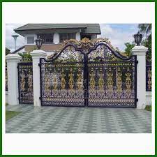 Dog gates are essential for living at home with a dog. China Supplier Luxury Latest Main Wrought Iron Gates China Cast Aluminum Gate Steel Gate