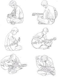 Charismatic Pismo My Nashli Novye Piny Dlya Vashej Doski Guitar Drawing Art Reference Poses Art Poses Good guitar posture & positioning helps you play & sound better. guitar drawing