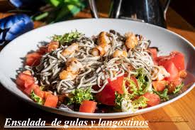 From dicios.com, the best free online french to english dictionary. Salade Tiede De Civelles Et Crevettes Restaurant Somo Parque