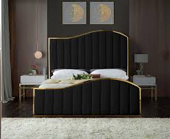 Jolie Black King Size Bed Jolie Meridian Furniture King Size Beds In 2020 Bedroom Bed Design Meridian Furniture Classic Bedroom Furniture