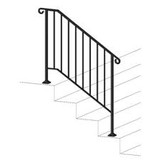 Shop stair railing kits and a variety of building supplies products online at lowes.com. Outdoor Metal Stair Railing Kits You Ll Love In 2021 Visualhunt