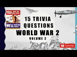 It's actually very easy if you've seen every movie (but you probably haven't). 20 Trivia Questions World War 2 No 1 Litetube