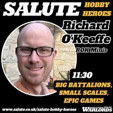 Attending Salute for small scale wargaming panel