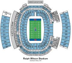 Ralph Wilson Stadium Sections Ralph Wilson Stadium