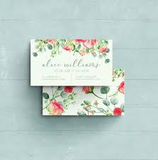 Photography business cards by canva you only have seven seconds to make a good impression upon meeting someone, but you can leave a lasting impact through the business card you hand out. Floral Business Card Florist Event Planner Wedding Etsy