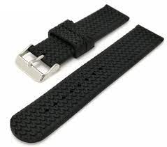 Hot Item 16mm 18mm 20mm 22mm Rubber Watchband Men Women Soft Military Sport Diving Waterproof Bracelet Wrist Silicone Strap Black Tire Link Watch Bands Strap Diving