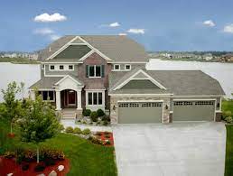 Sometimes, given the size or shape of the lot, it's not possible to have an attached garage on either side of the primary dwelling. Spacious 4 Car Garage House Plans That Wow Dfd House Plans
