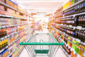 Curfew Stalls Grocery Orders Barbados Today Supermarket Shopping Trolley Catering Business