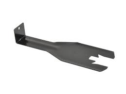 Insert removal tool between crank handle and door, lined up with the crank handle as shown in figure 1.2. 56 79 Window Crank Or Inside Lock Knob Removal Tool