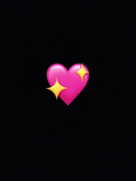 Heart Emoji With Black Background Cute Emoji Wallpaper Emoji Backgrounds Heart Emoji