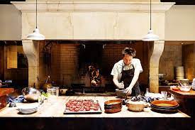 camino kitchen fireplace fire cooking wood fired cooking