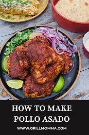 While oil heats, mash cumin, salt, oregano, garlic and achiote powder into a paste with a mortar and pestle. How To Make Pollo Asado Grill Momma