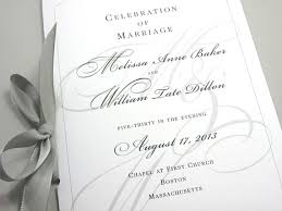 Wedding Ceremony Program Booklet Elegant Black White Custom Etsy Wedding Ceremony Programs Ceremony Programs Wedding Booklet