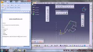 Il problema è che catia non mi permette di specchiare tutto il modello ma solo alcune determinate parti. Catia Sketch Mirror Youtube