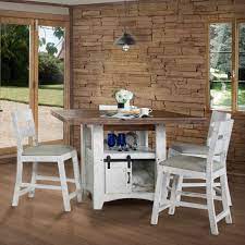 Save 15 on select furniture with best choice products 3 piece 36in wooden counter height dining table set for kitchen dining room w storage shelves metal frame 2 barstools. Pueblo Storage Counter Height Dining Room Set By Ifd Furniture Furniturepick