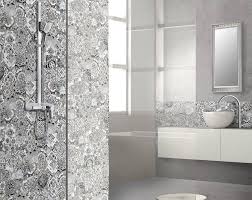 I bagni moderni in mosaico sono unici nel loro genere. Bagno Moderno Grigio