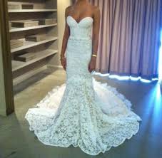 Inbal Dror Mermaid Wedding Dress With Strapless Top Sweetheart Neckline Lace Corset Top Belted Natu Wedding Dresses Used Wedding Dresses 2nd Wedding Dresses