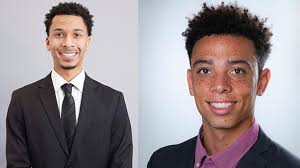 From UAA Black Student-Athlete History Part 3: L-R: Zay Freeney, founder of  current NYU BLAC; Jalen Holley, NYU BLAC advisor. These two guys! Honored  to work with them as much as I