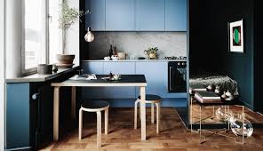 Color Of The Month Dusk Blue Rue Minimalist Kitchen Design Interior Design Kitchen Modern Kitchen Design