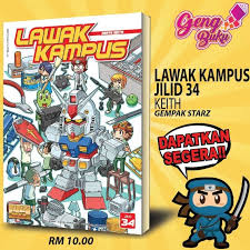 Rm120 pekej mesej di facebook atau comment di bawah untuk membeli link Komik Lawak Kampus Jilid 34 By Keith Friends Shopee Malaysia
