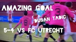 Heracles ado den haag vs. Dusan Tadic Goals Vs Utrecht Ajax Vs Utrecht 5 4 Youtube
