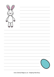 Celebrate the seasons with these free printable stationery paper themes: Easter Writing Paper