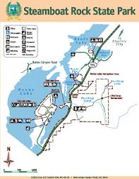 Cactus gardens and hiking trails add to this unique destination. Main Steamboat Rock State Park Electric City Washington Rv Parks Mobilerving Com