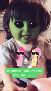 Baby Alien Showing His Moves